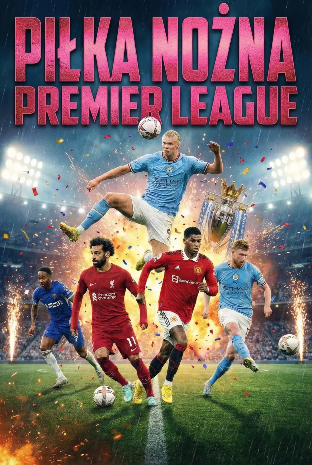 Transmisje meczów piłki nożnej Premier League z udziałem najlepszych piłkarzy w iptv polska